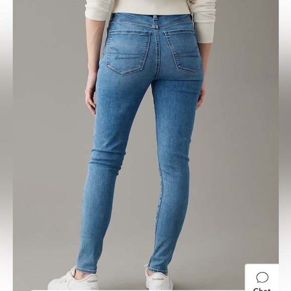 AMERICAN EAGLE High-Rise Next-Level stretch jegging. Size 6 X-long. EUC. - Picture 2 of 13